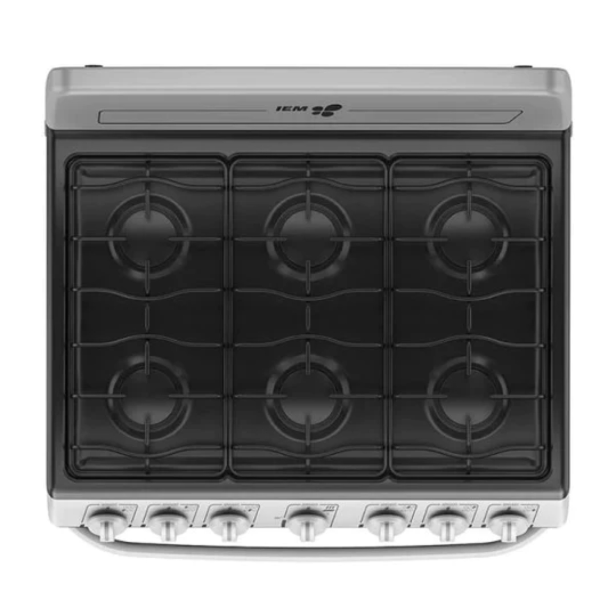 ESTUFA DE PISO IEM EI3520BAPS1 6 QUEMADORES SILVER ORTY ENTREGA SÓLO VÁLIDA EN LA CIUDAD DE MÉXICO Y ZONA METROPOLITANA