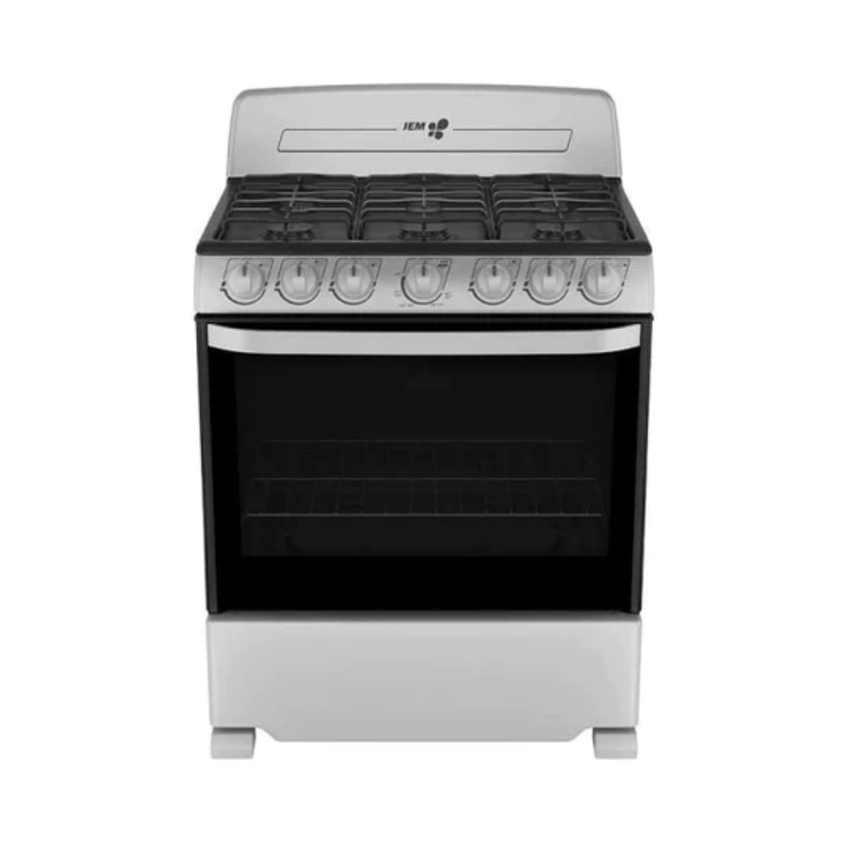 ESTUFA DE PISO IEM EI3520BAPS1 6 QUEMADORES SILVER ORTY ENTREGA SÓLO VÁLIDA EN LA CIUDAD DE MÉXICO Y ZONA METROPOLITANA