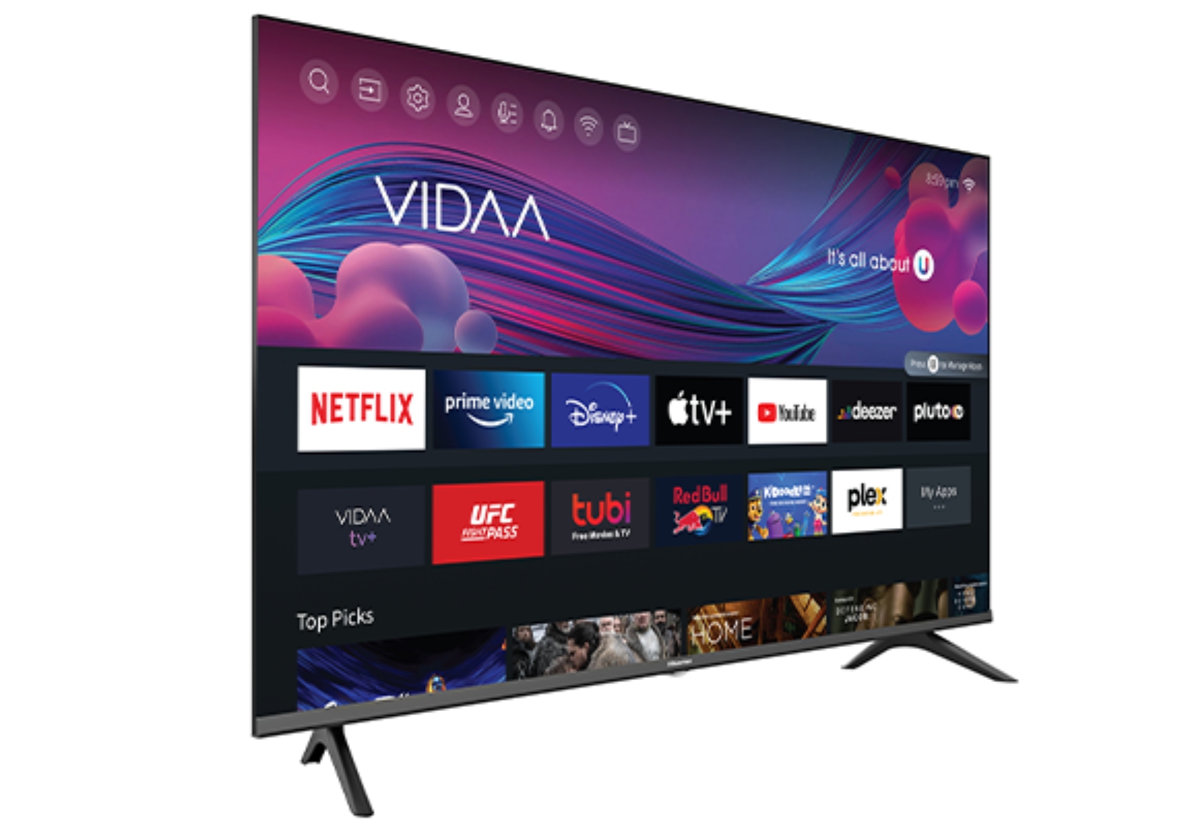 PANTALLA HISENSE 32A45KV 32" SMART TV HD / VIDAA ORTY9.