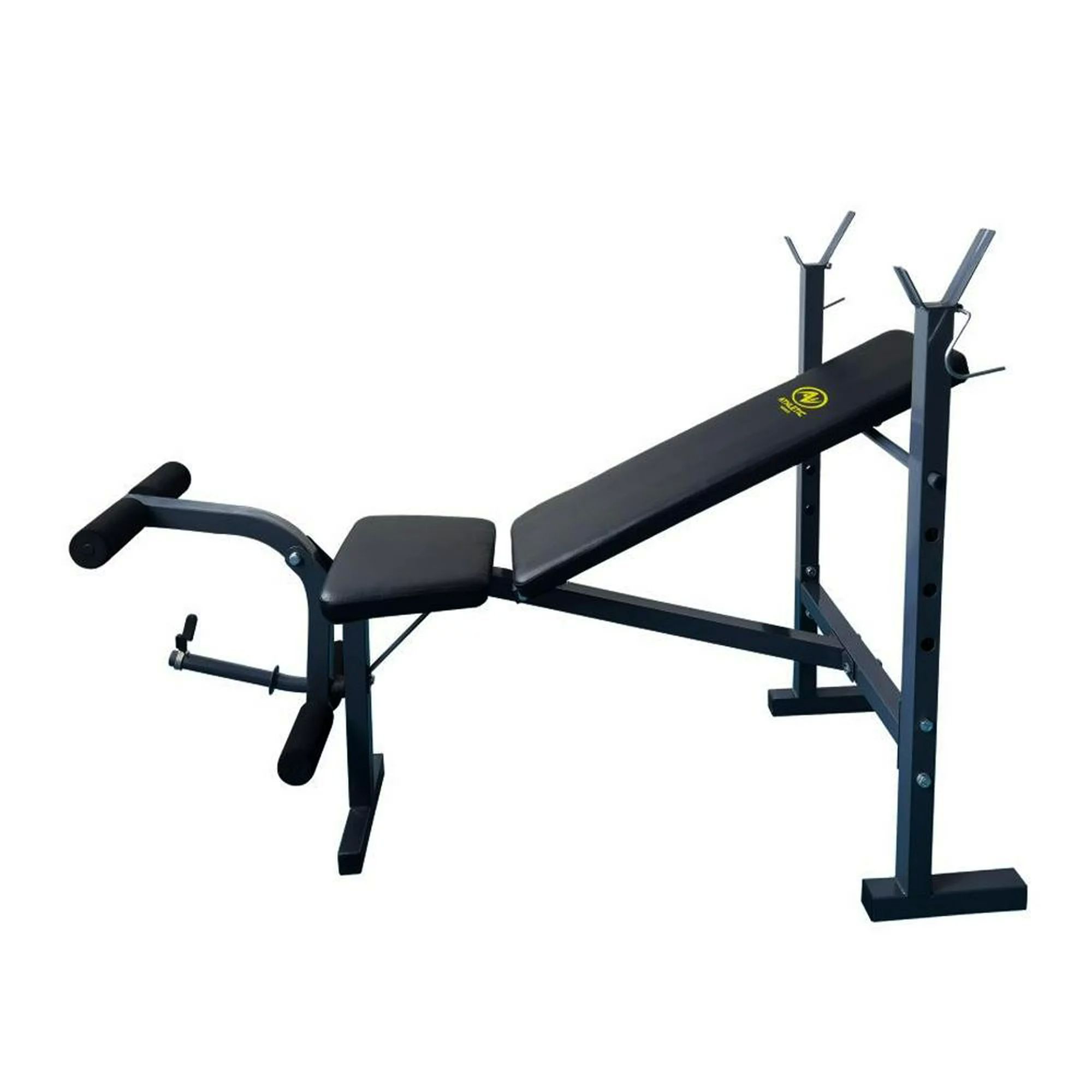 Banco de ejercicio  para pesas reclinable con rack Athletic Works WMW-2110