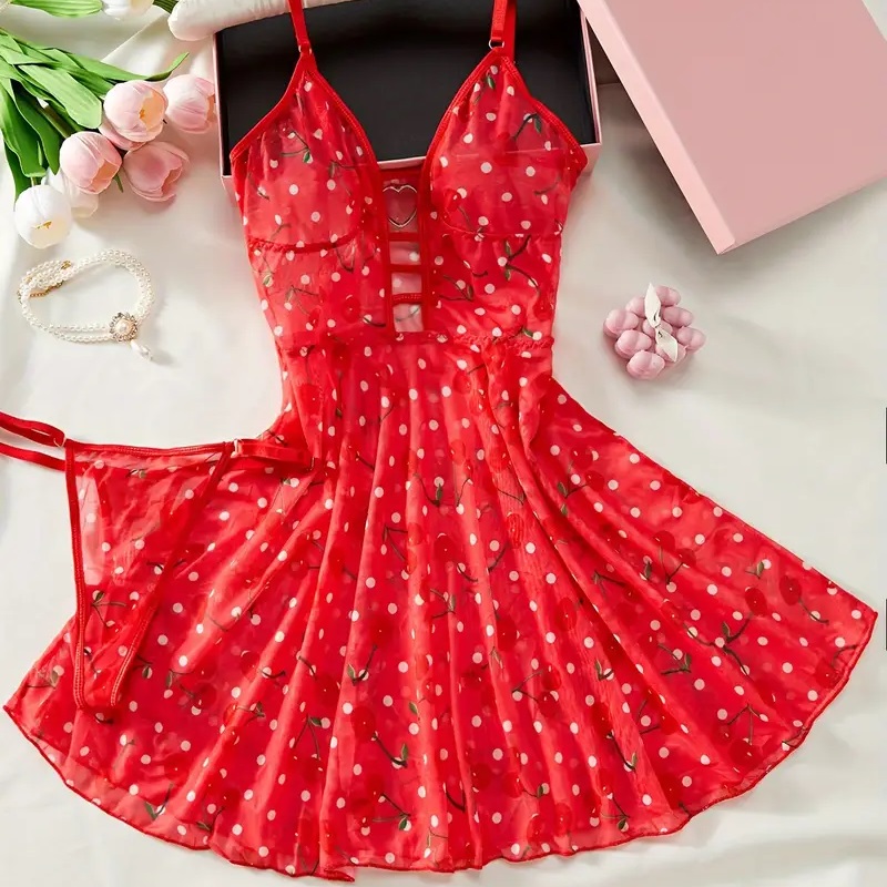 Pijama vestido para dormir con estampado