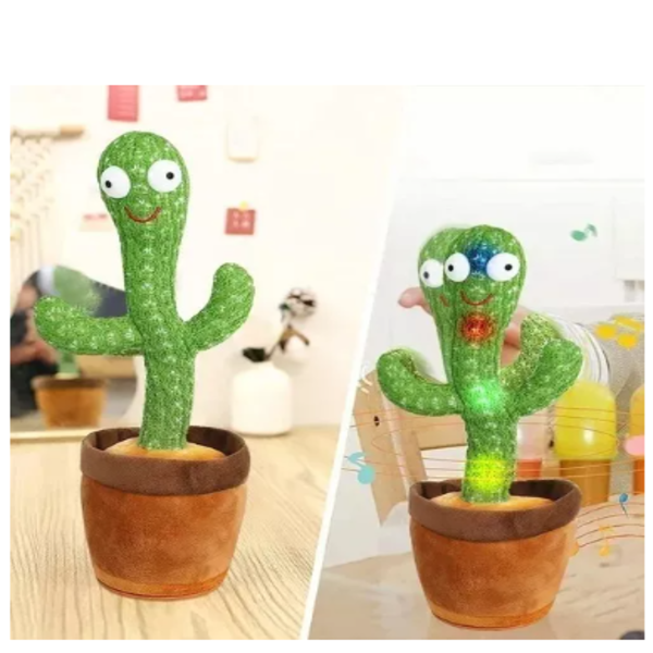 Cactus Bailarín Juguete Con Música Canta Baila Y Repite Voz