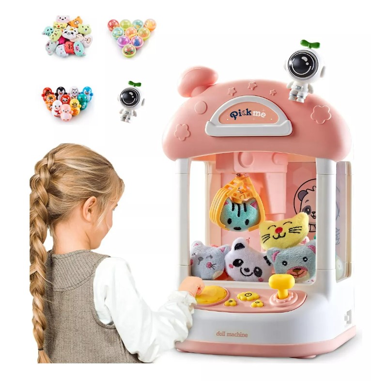 Maquina Garra Peluches Juguete Gashapone Niña T