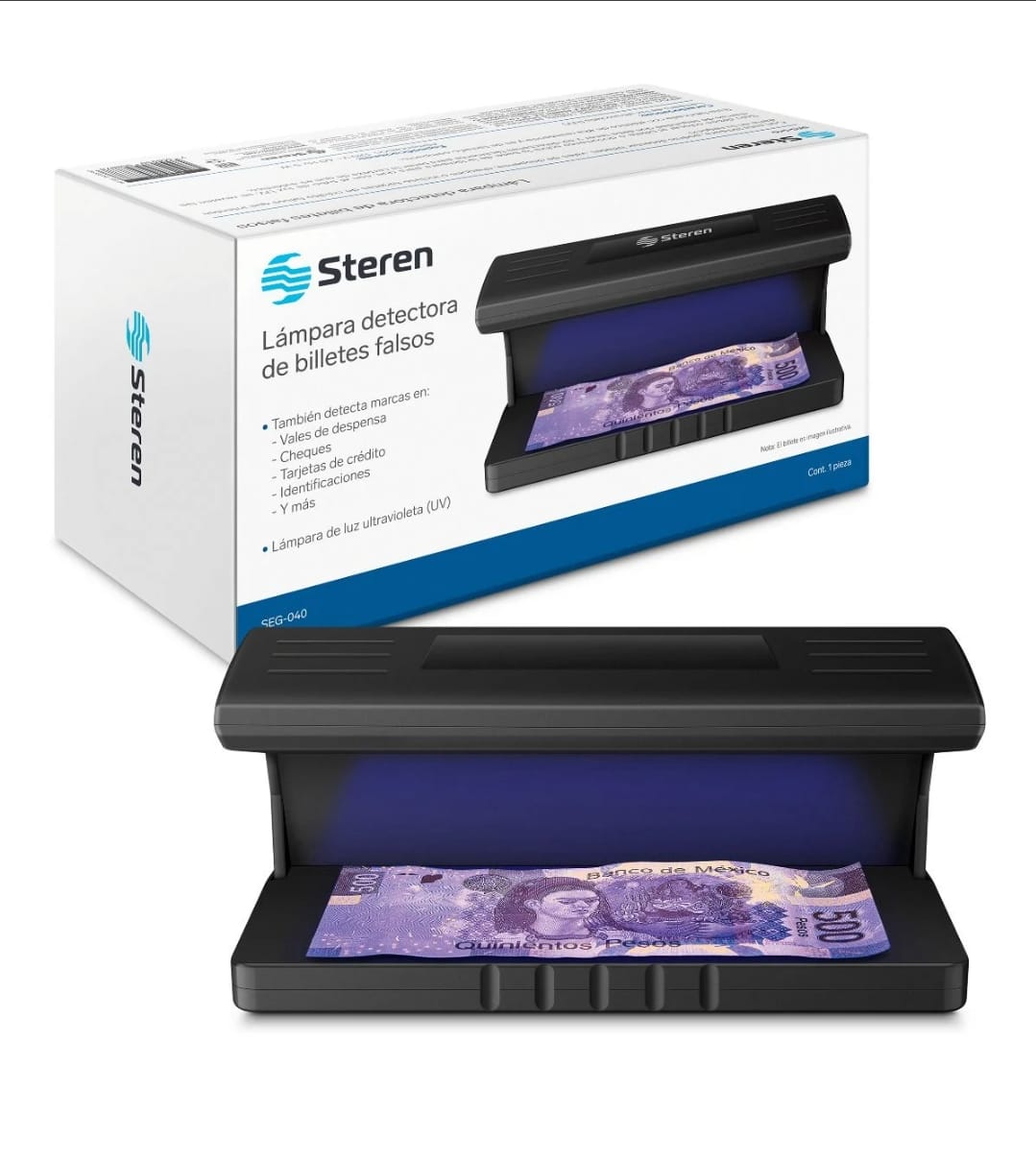 Lámpara Detectora De Billetes Falsos, Compacta