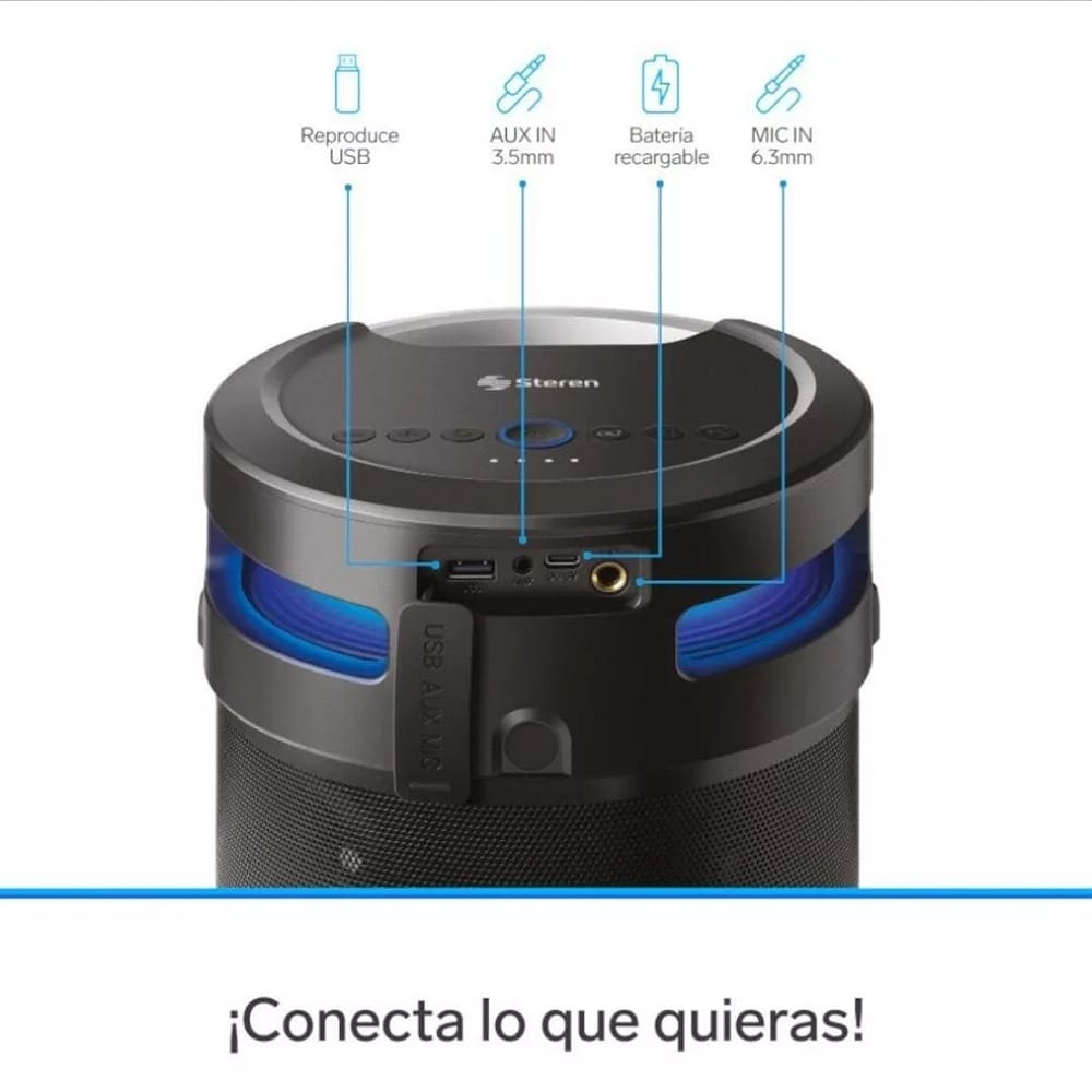 Bocina Bluetooth Bazooka Xbass Tws, 800 W Pmpo