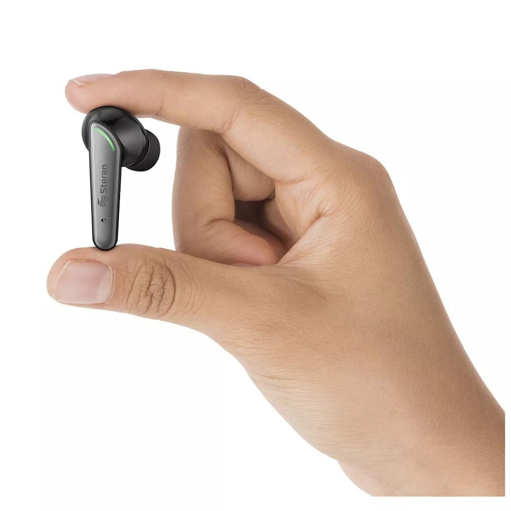 Audífonos Bluetooth* Steren AUD-7400 Freepods Touch True Wireless, Color Negro