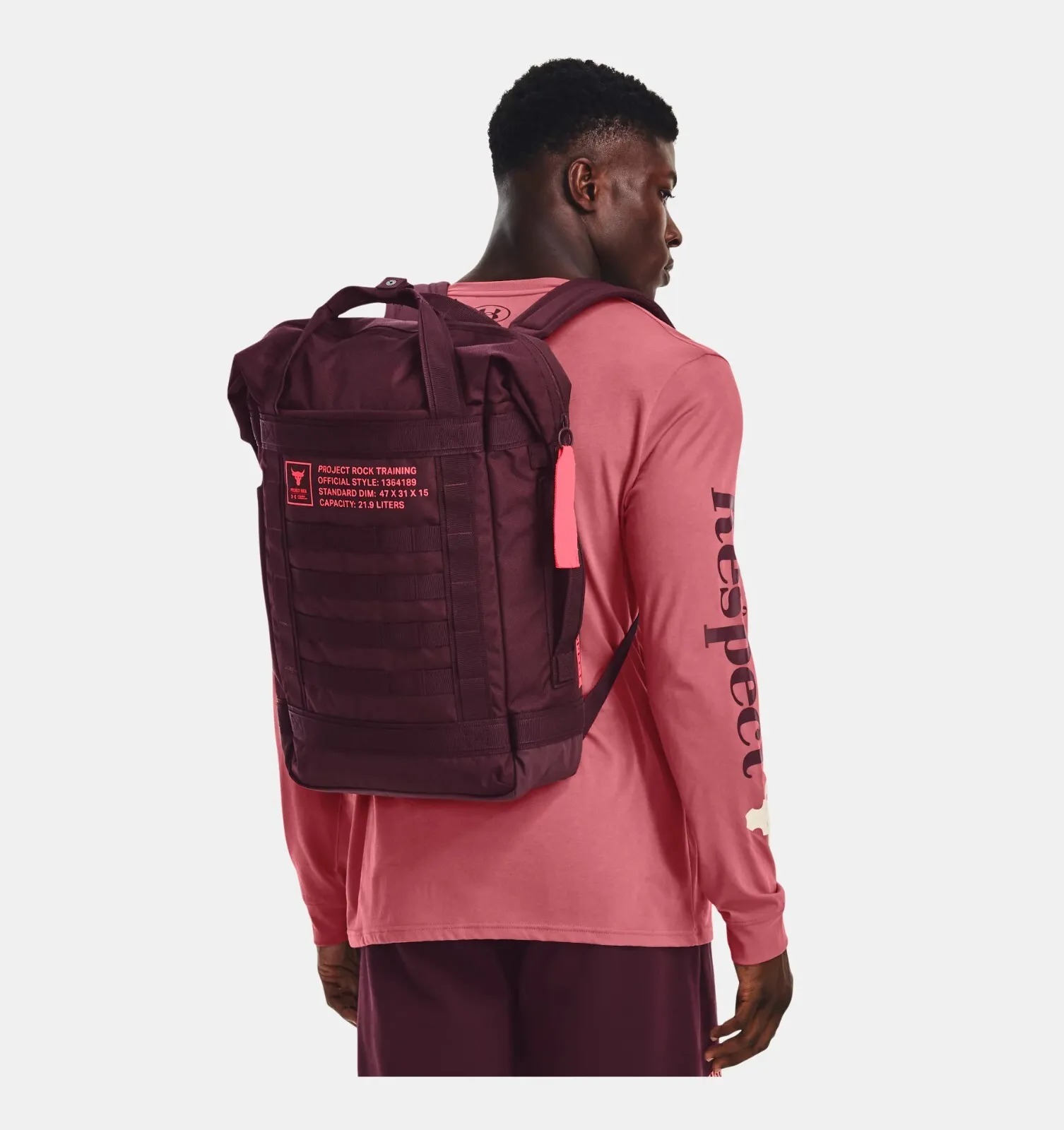 Mochila Back Pack Under Armour Project Rock Porta Lap