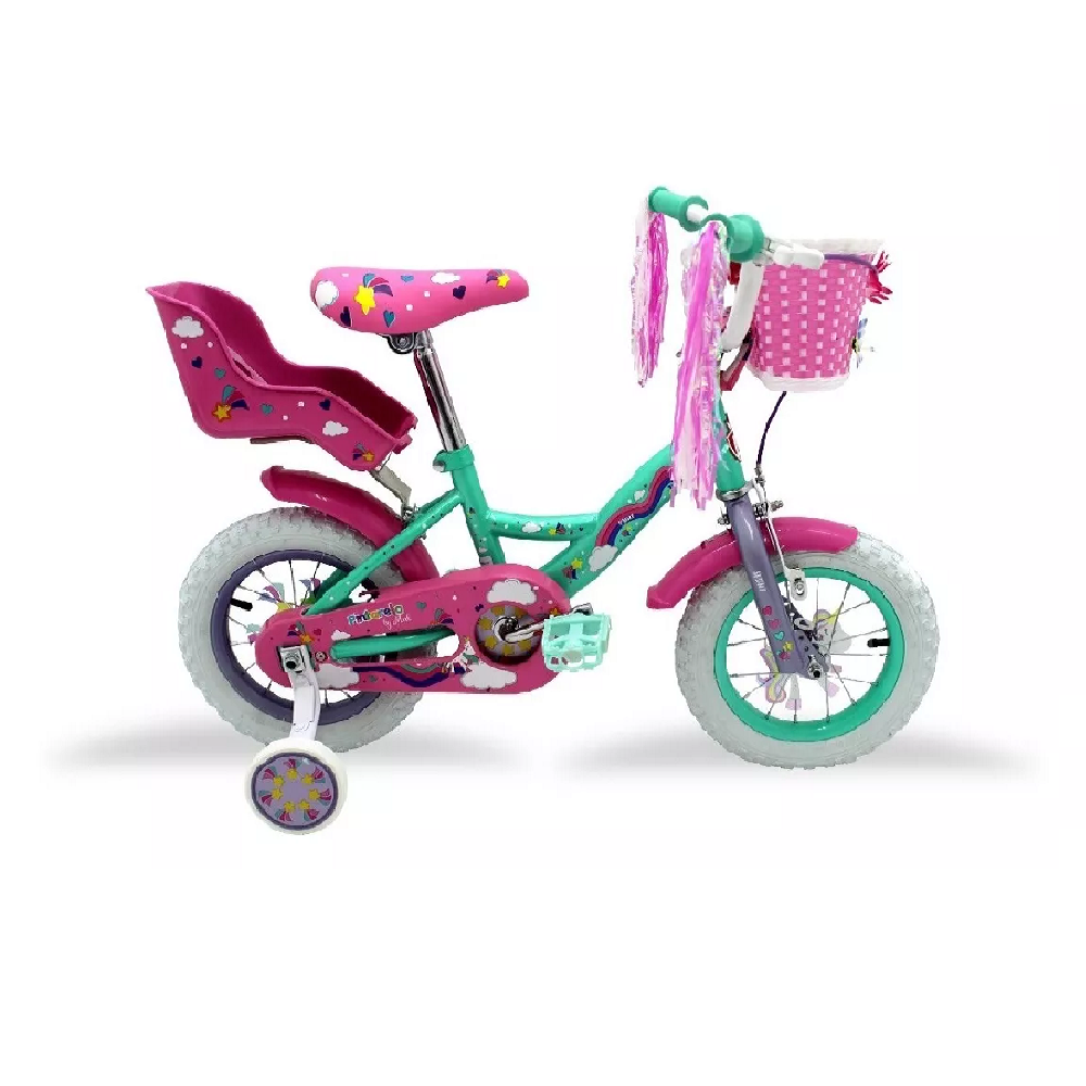 Bicicleta Pintarela Sparkly Unicornio Rodada 12