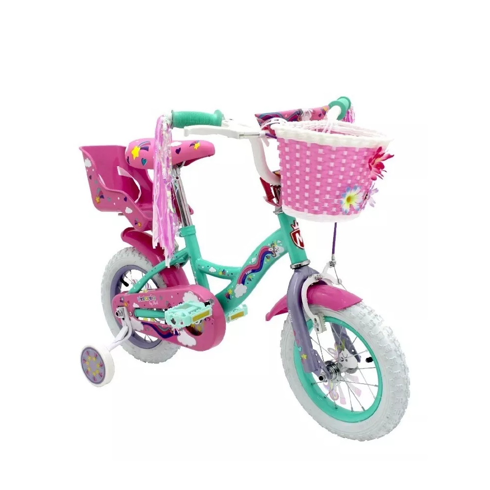 Bicicleta Pintarela Sparkly Unicornio Rodada 12