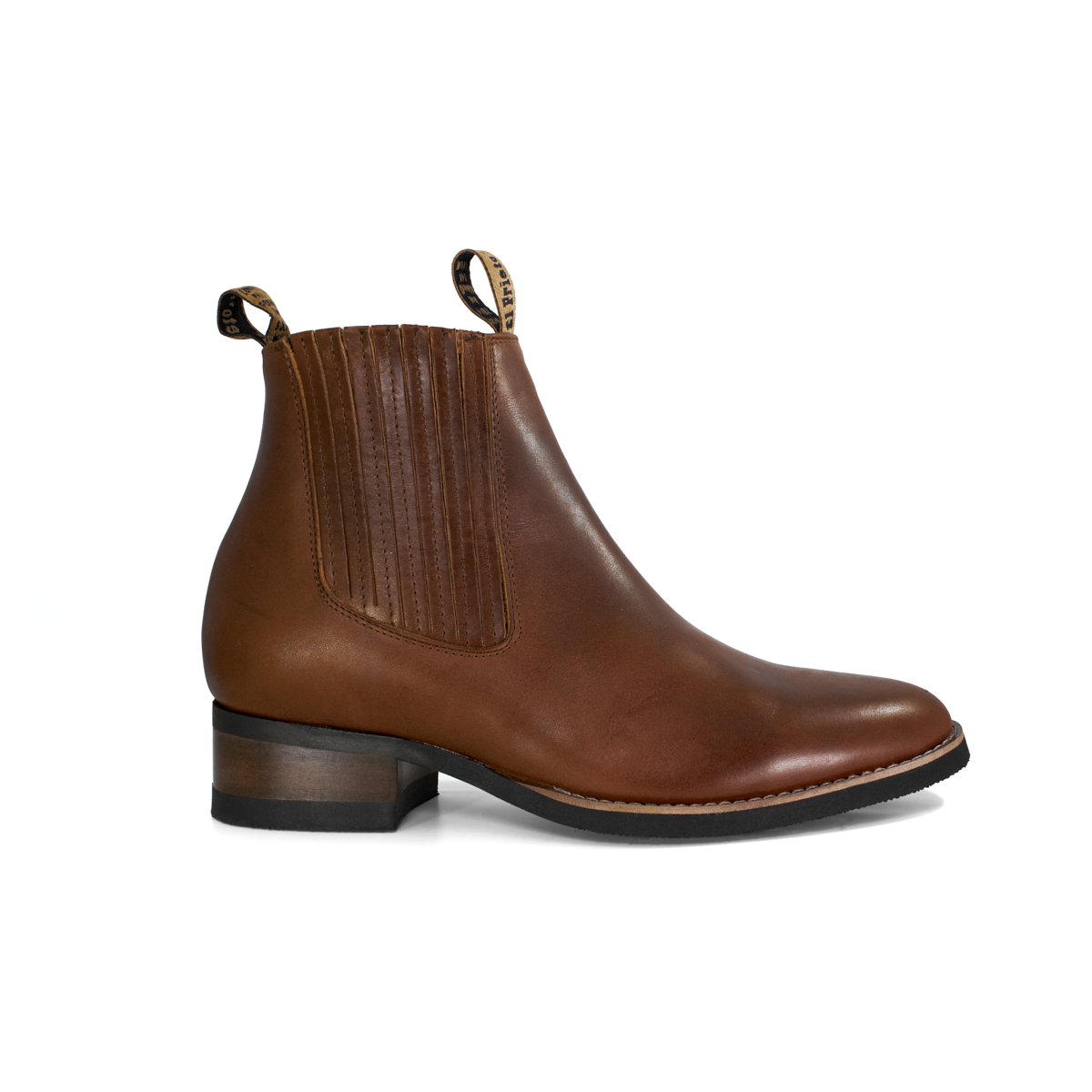 Botines Vaqueros Para Caballero, Botas Charras para Hombre color ROBLE E-829