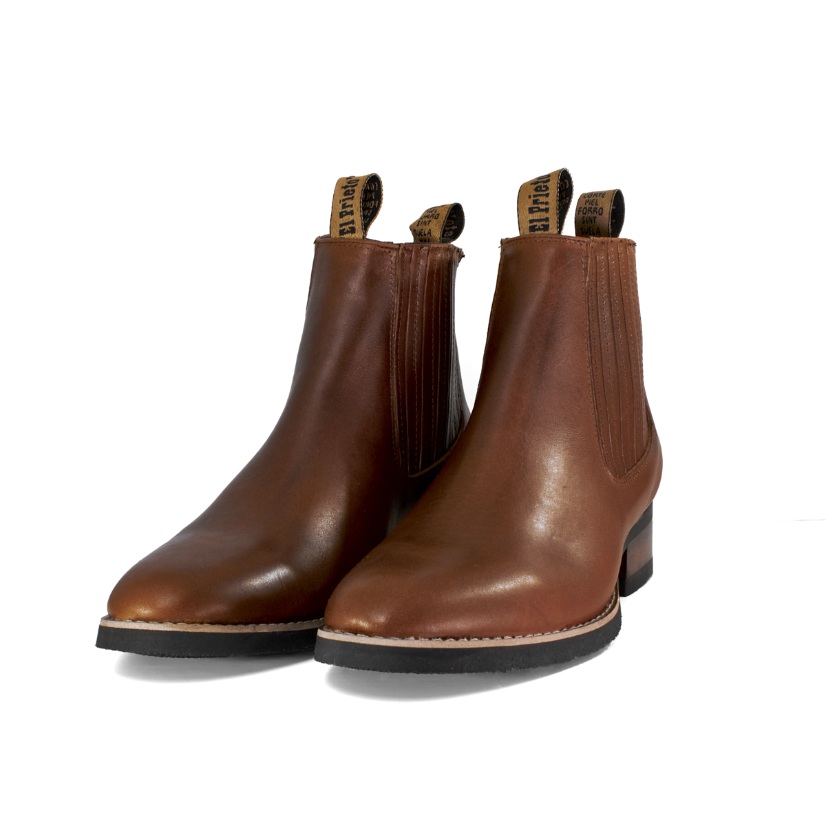 Botines Vaqueros Para Caballero, Botas Charras para Hombre color ROBLE E-829