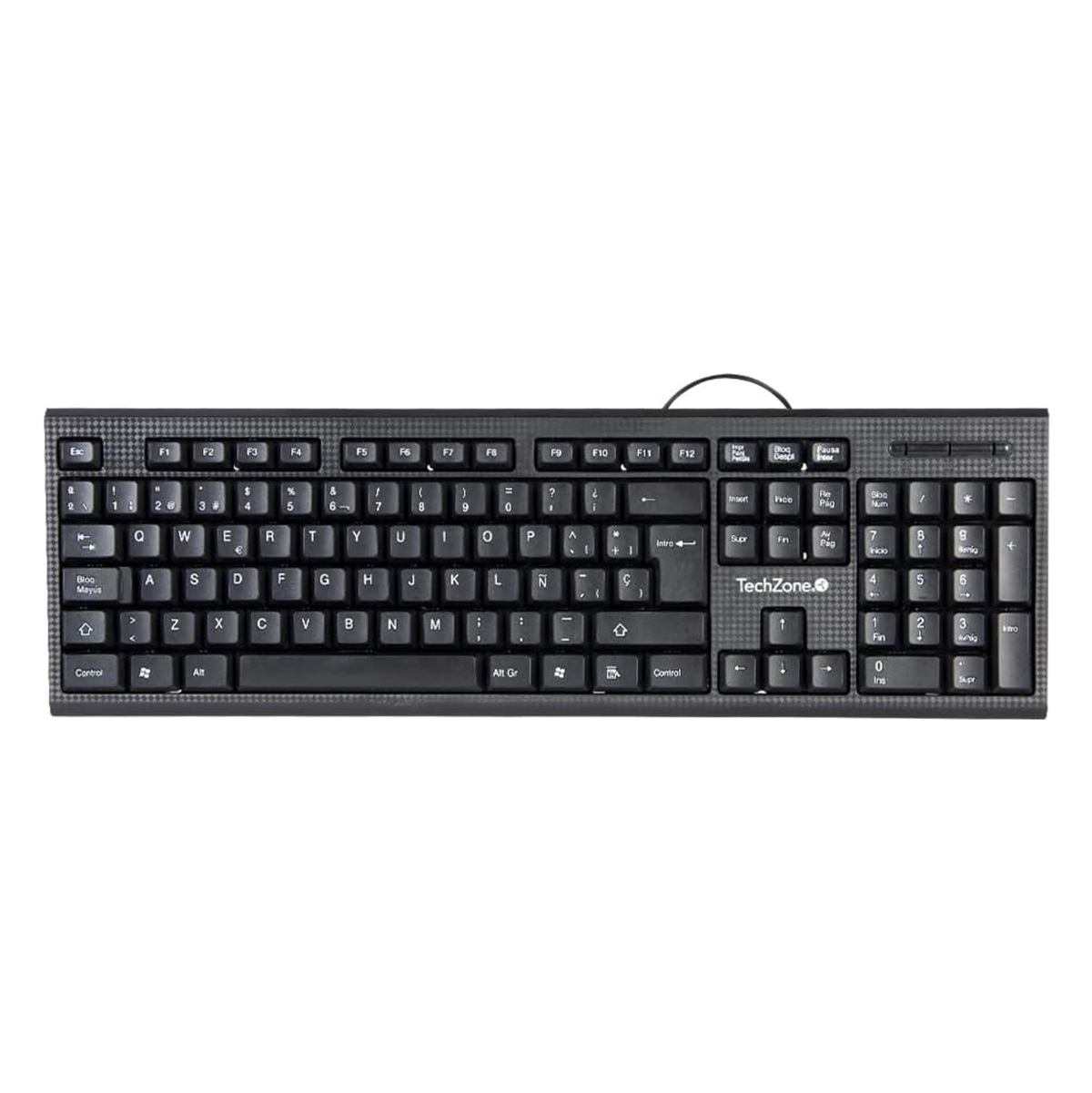 Teclado Techzone TZ16TEC01-ALA Alámbrico USB Español