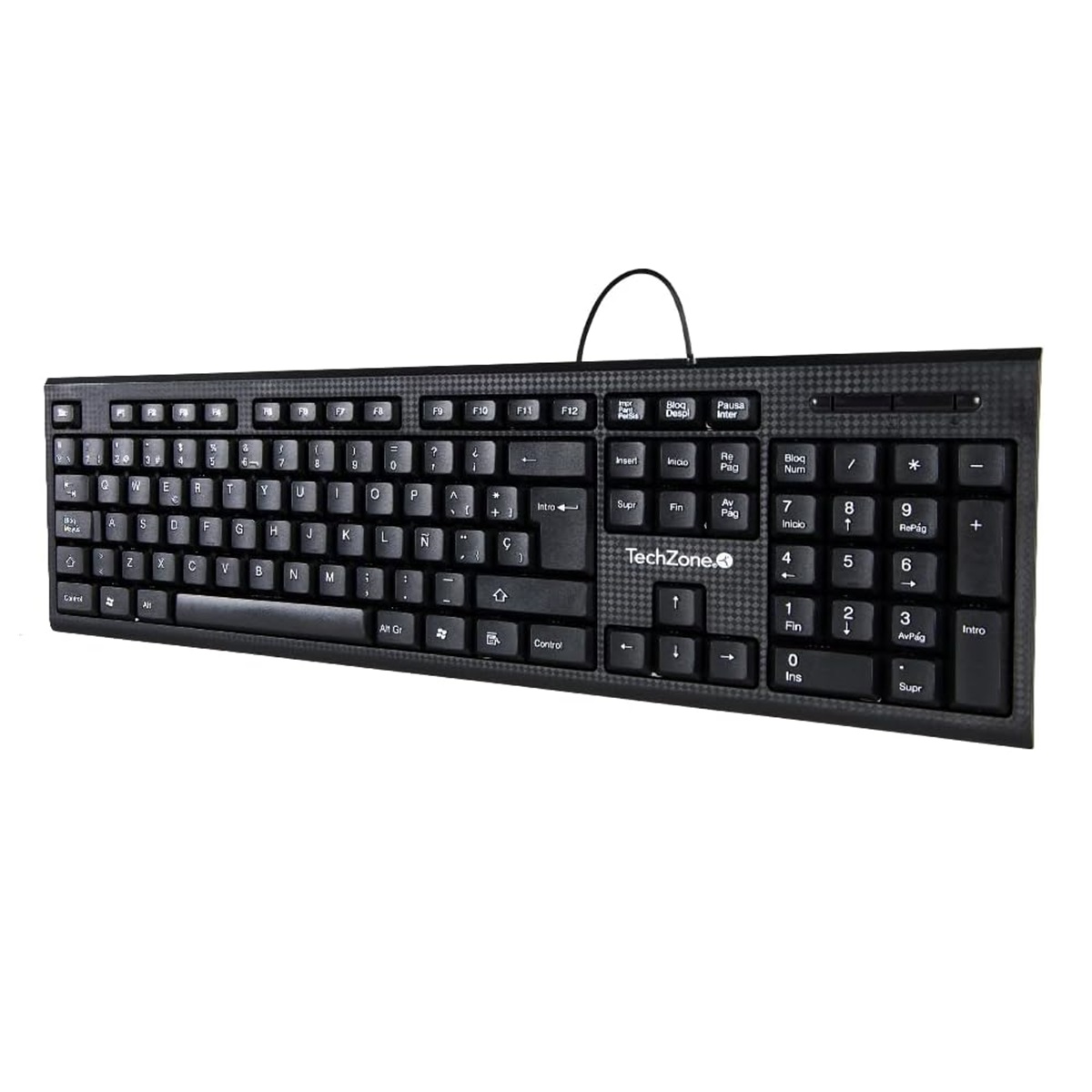 Teclado Techzone TZ16TEC01-ALA Alámbrico USB Español