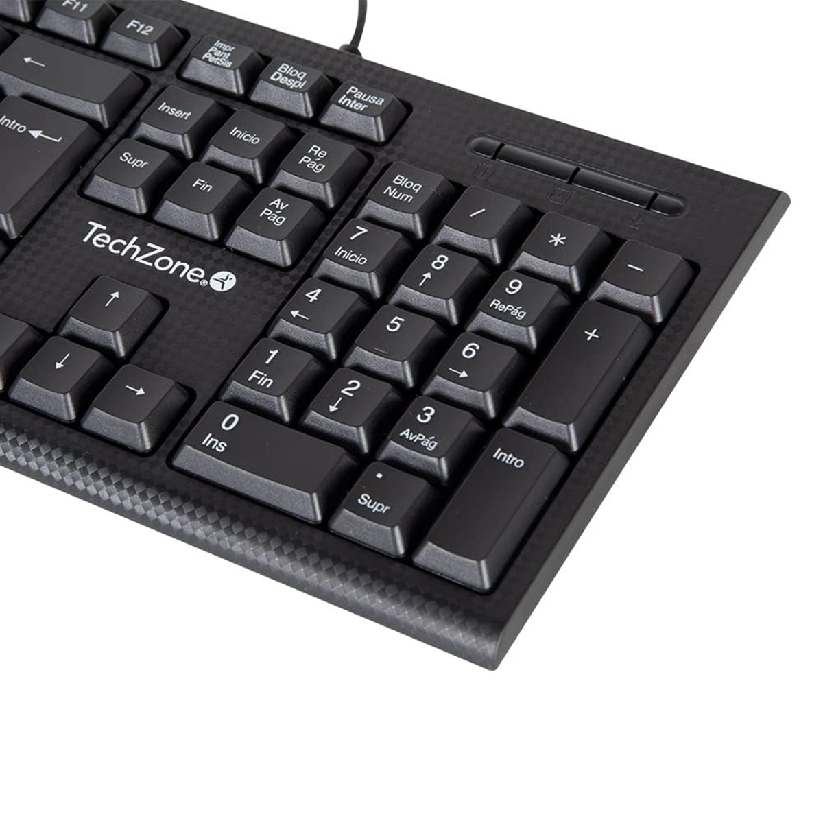 Teclado Techzone TZ16TEC01-ALA Alámbrico USB Español