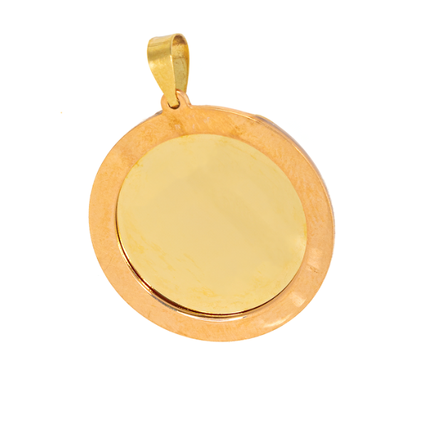 Medalla san Judas Tadeo 14 Kilates. Oro Fino Joyería.