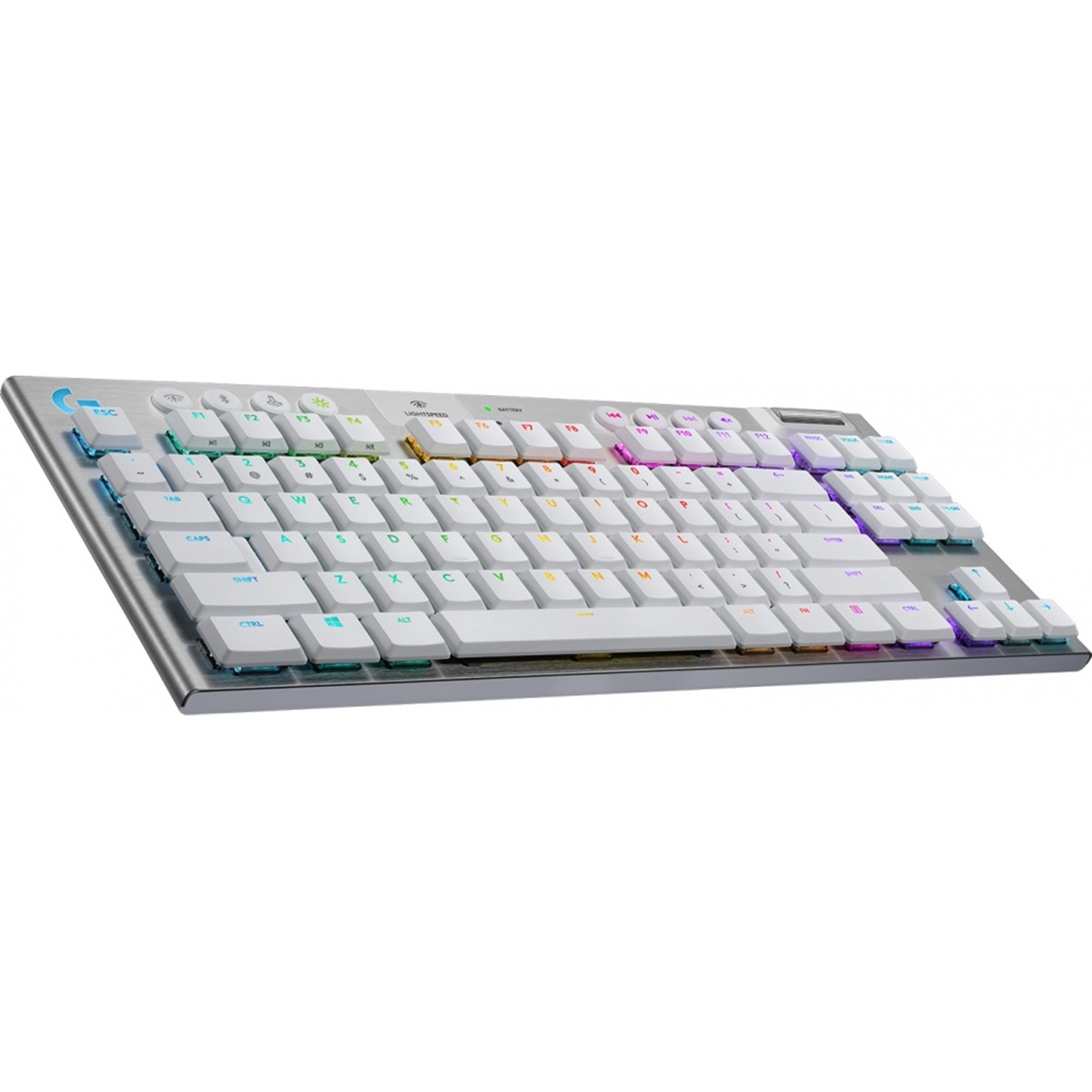 Teclado Mecánico Gamer Logitech G915 TKL RGB Switch GL Táctil Inalámbrico Ingles