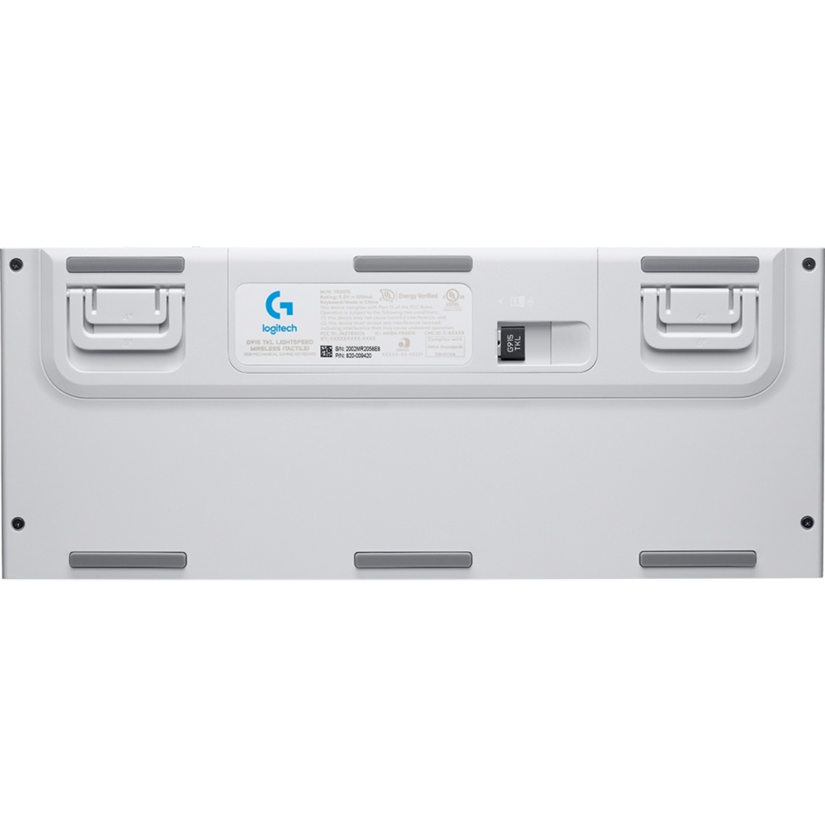 Teclado Mecánico Gamer Logitech G915 TKL RGB Switch GL Táctil Inalámbrico Ingles