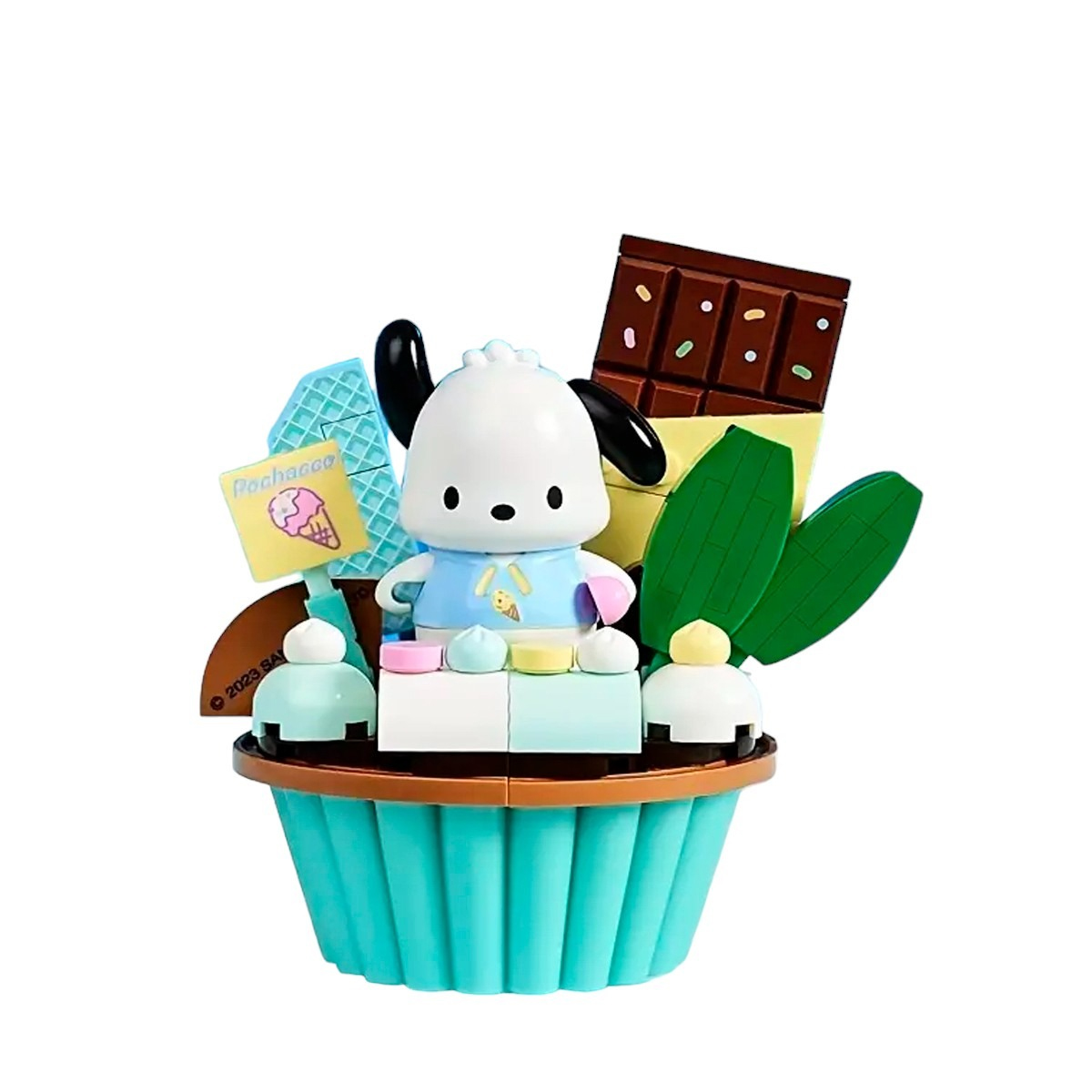 Bloque de Construcción Pastelillo Pochacco Sanrio Coleccionable .