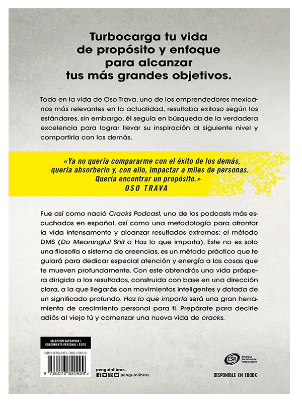 Haz lo que importa Autor Oso Trava