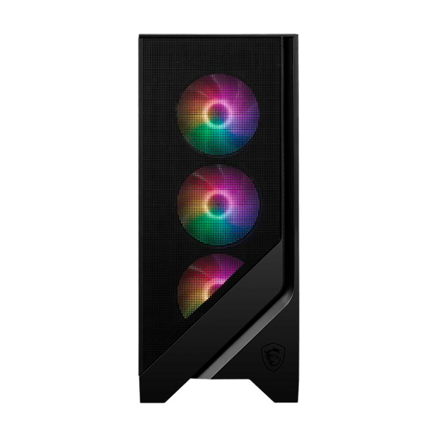 Gabinete Msi Forge 120A Airflow Negro Argb Atx 6 Vent C/Templado S/Fuente.