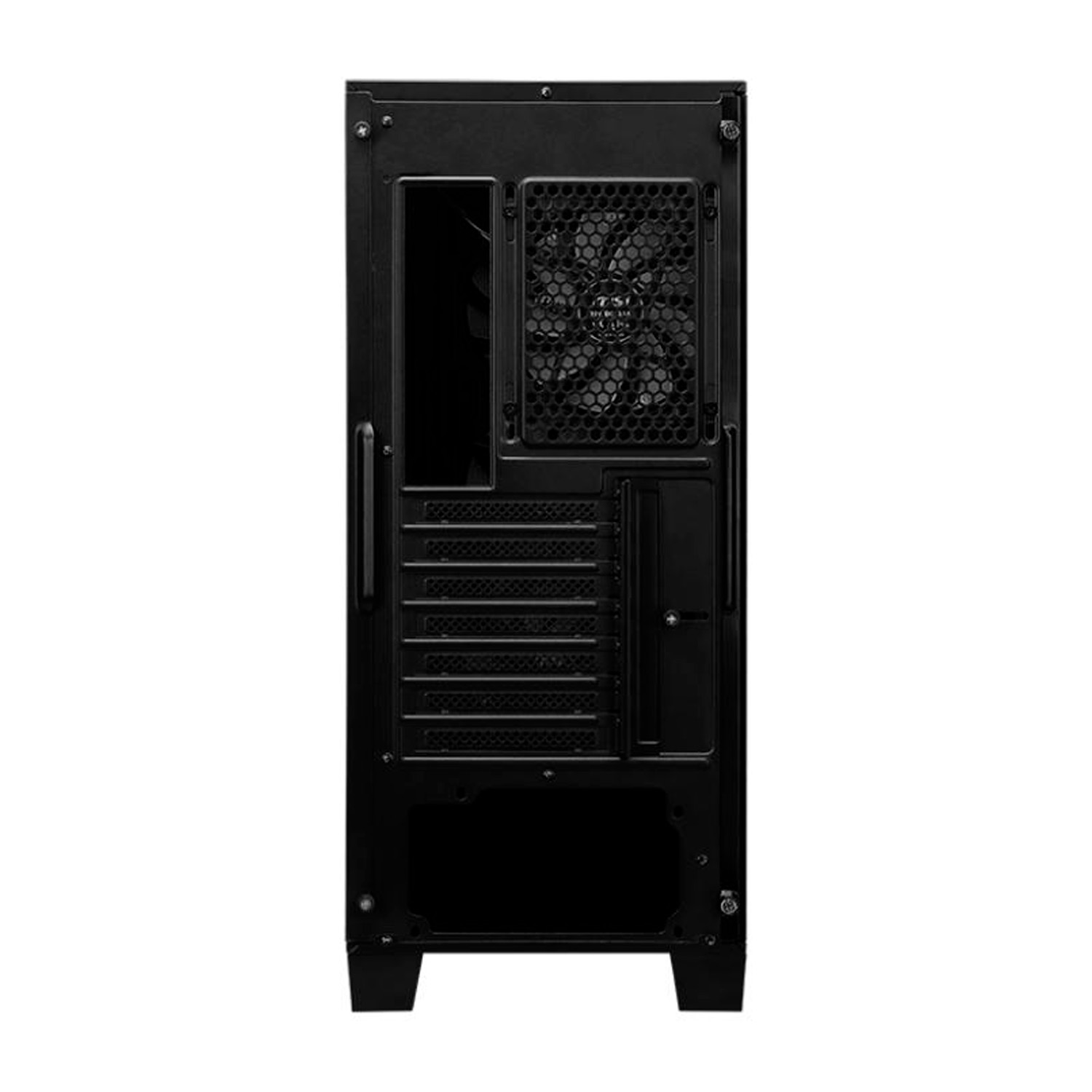 Gabinete Msi Forge 120A Airflow Negro Argb Atx 6 Vent C/Templado S/Fuente.