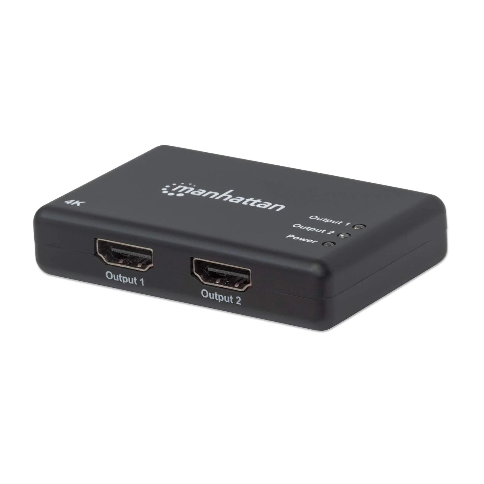Divisor de Video HDMI, 2x HDMI Manhattan Negro