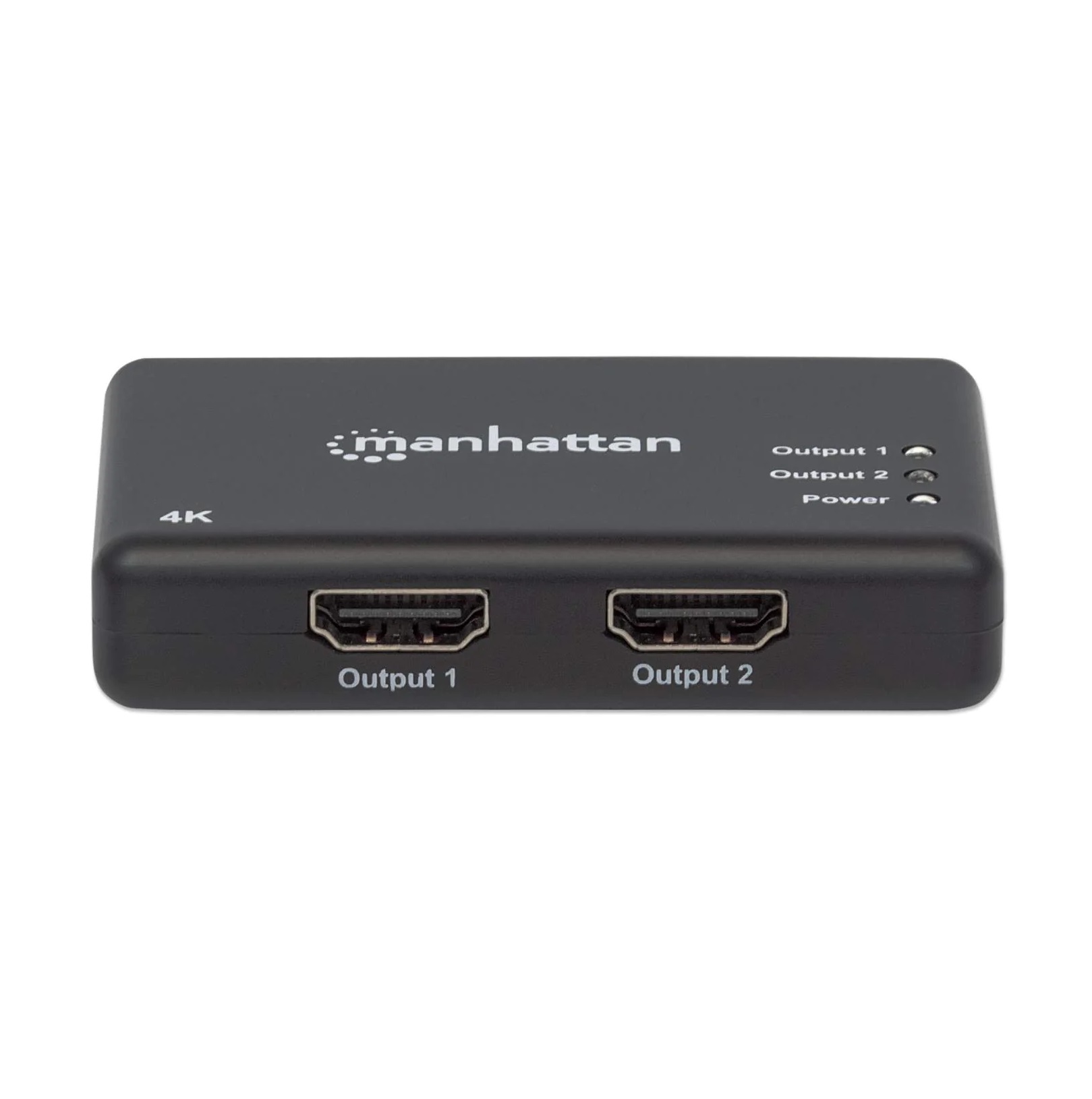 Divisor de Video HDMI, 2x HDMI Manhattan Negro