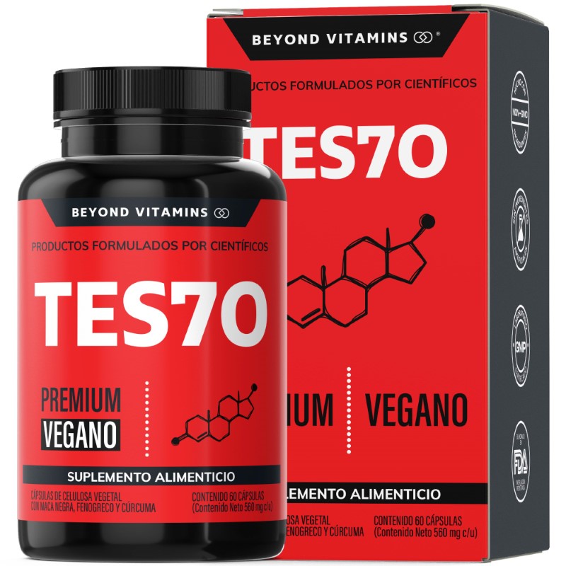 Suplemento Alimenticio Beyond Vitamins TESTO Vitaminas para Hombres - Testosterona 60 cápsulas