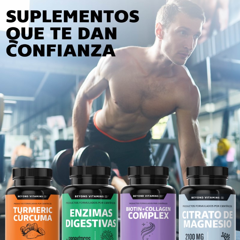 Suplemento Alimenticio Beyond Vitamins TESTO Vitaminas para Hombres - Testosterona 60 cápsulas