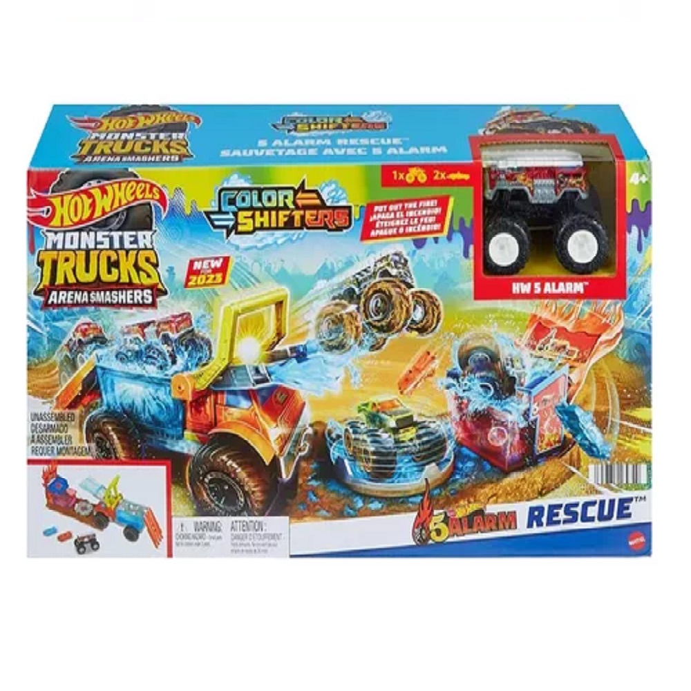 Hot Wheels Monster Trucks Pista Demolición.