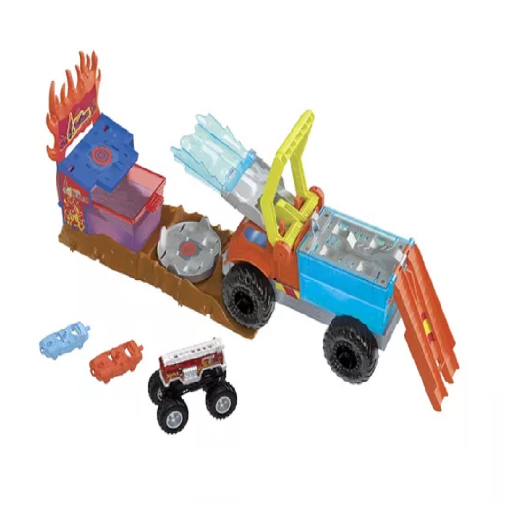 Hot Wheels Monster Trucks Pista Demolición.