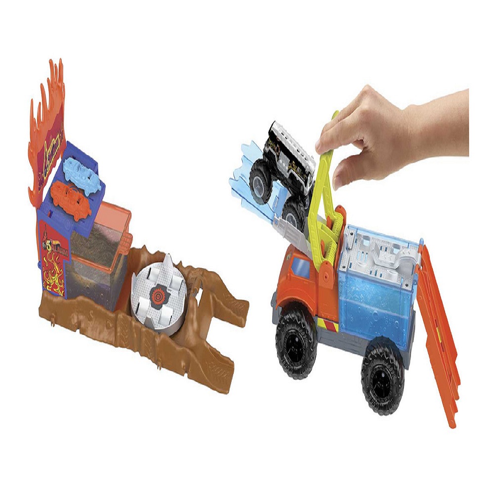 Hot Wheels Monster Trucks Pista Demolición.