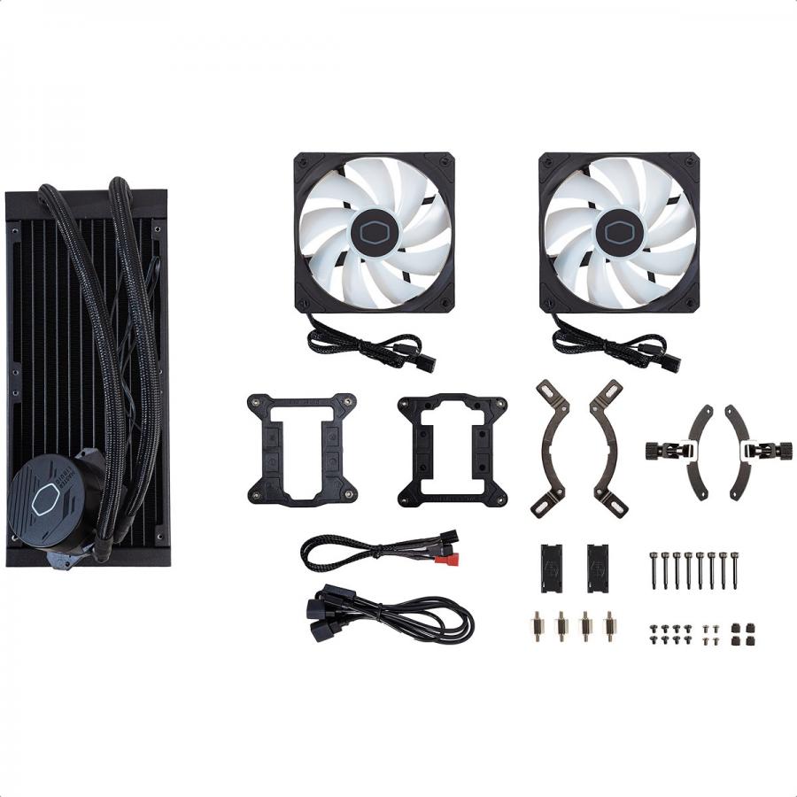 Enfriamiento Liquido Cooler Master MasterLiquid 240L Core ARGB MLW-D24M-A18PZ-R1
