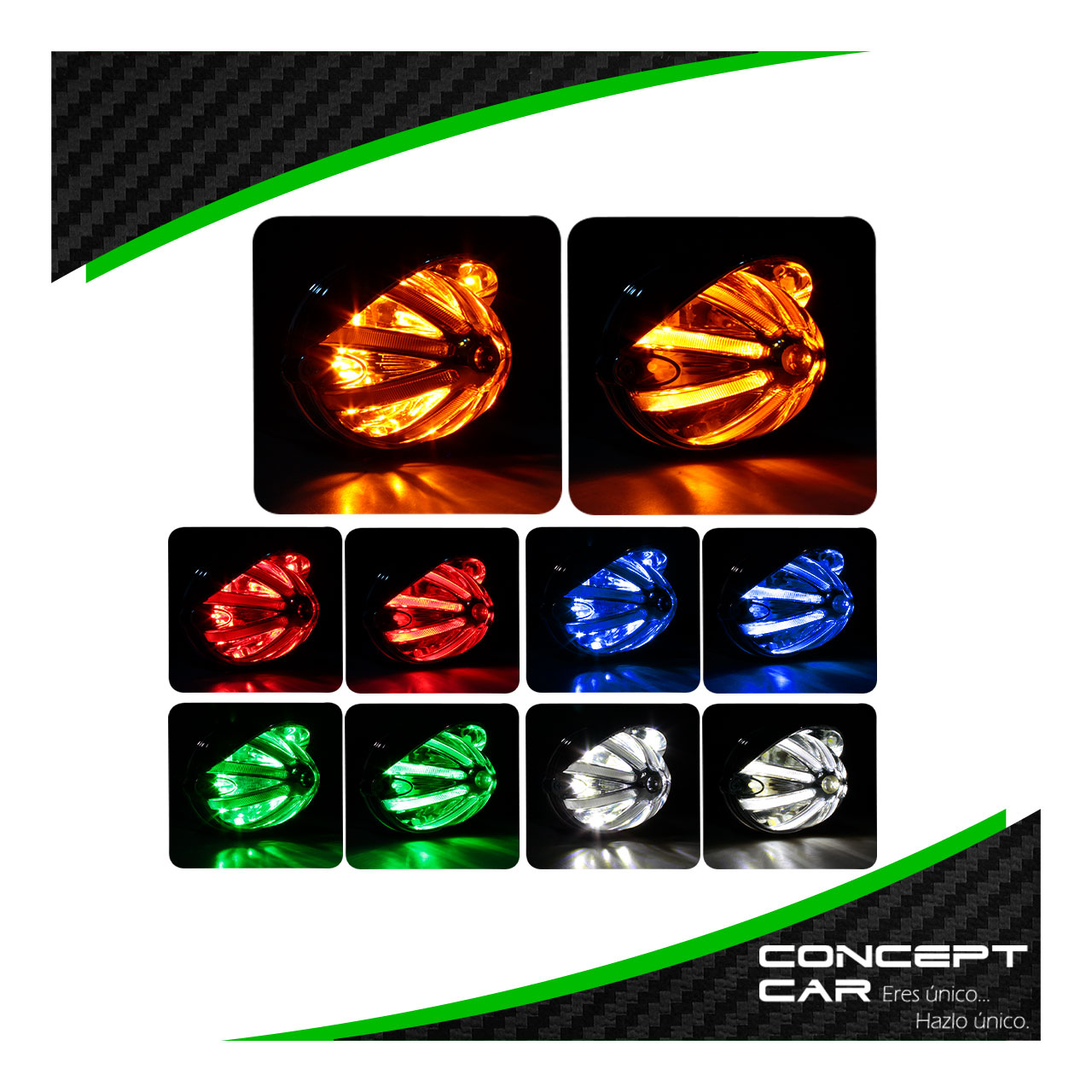 Plafon Zeppelin Bala Led Gel Laser Kenworth Freight 12-24v