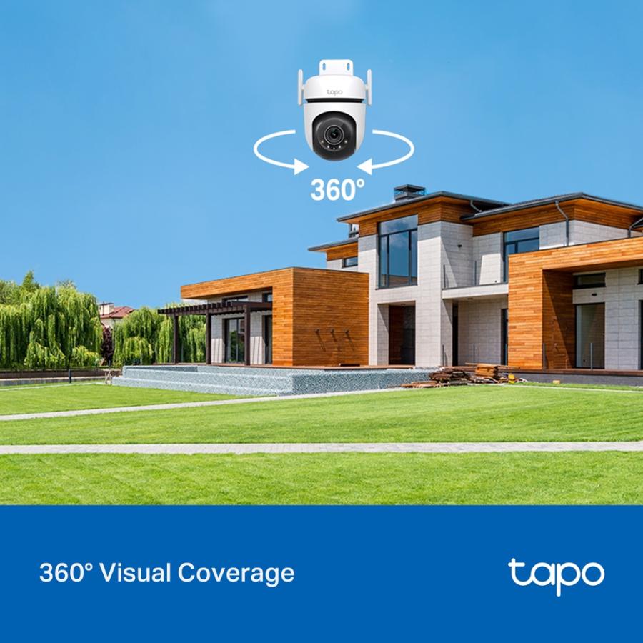 Camara De Vigilancia Tp-Link TAPO C520WS 2K QHD 360 WI-FI Vision Nocturna Exterior