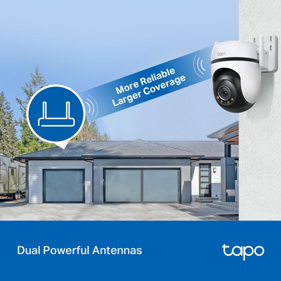 Camara De Vigilancia Tp-Link TAPO C520WS 2K QHD 360 WI-FI Vision Nocturna Exterior