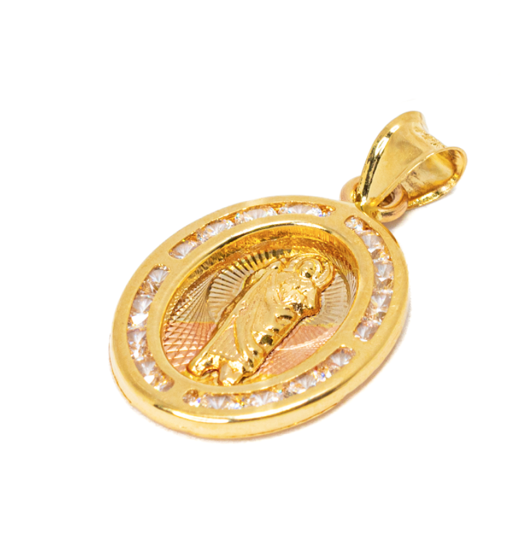 Medalla San Judas Tadeo 14 Kilates. Oro Fino Joyería.