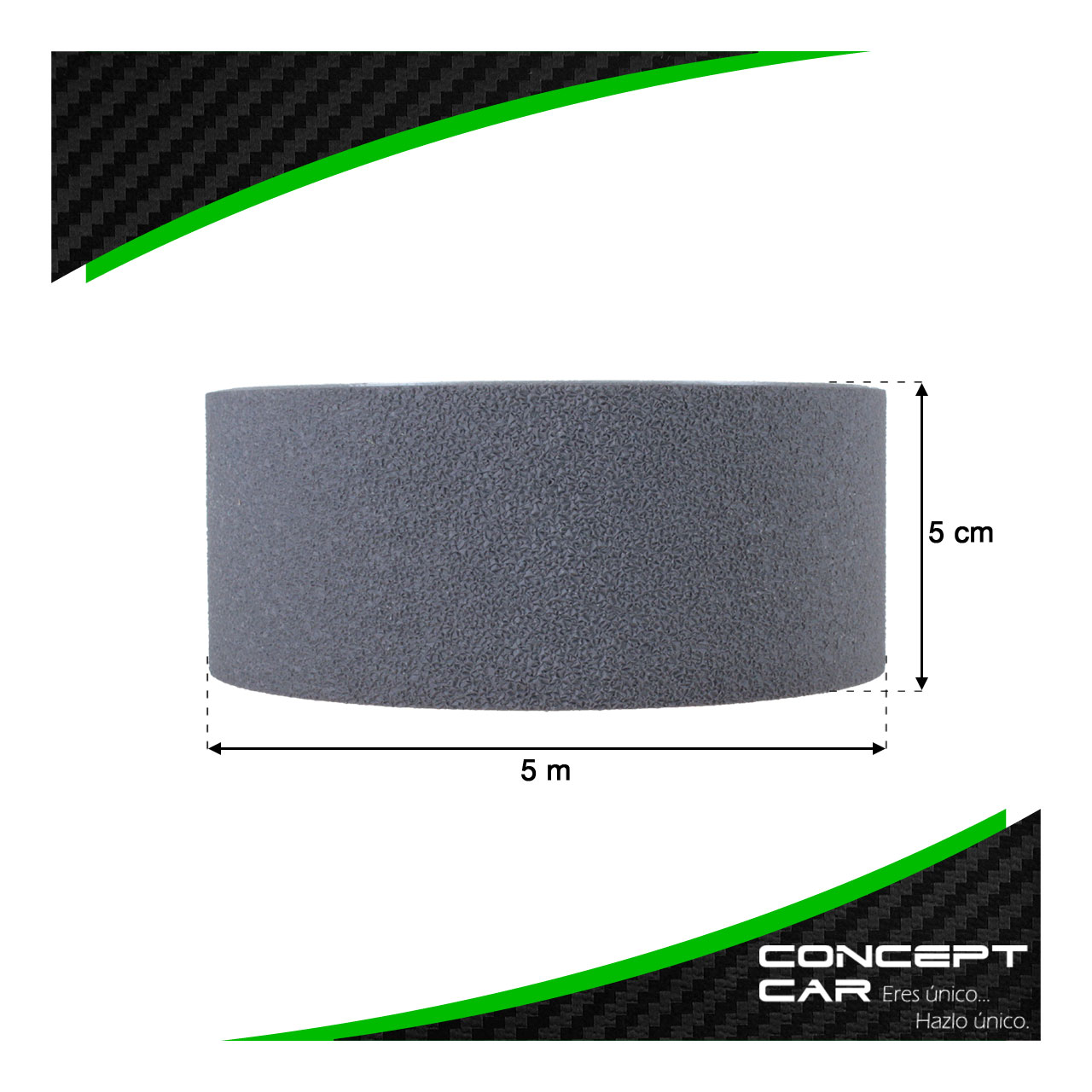 Cinta Antiderrapante Adhesivo Escaleras Industrial 5cm X 5m