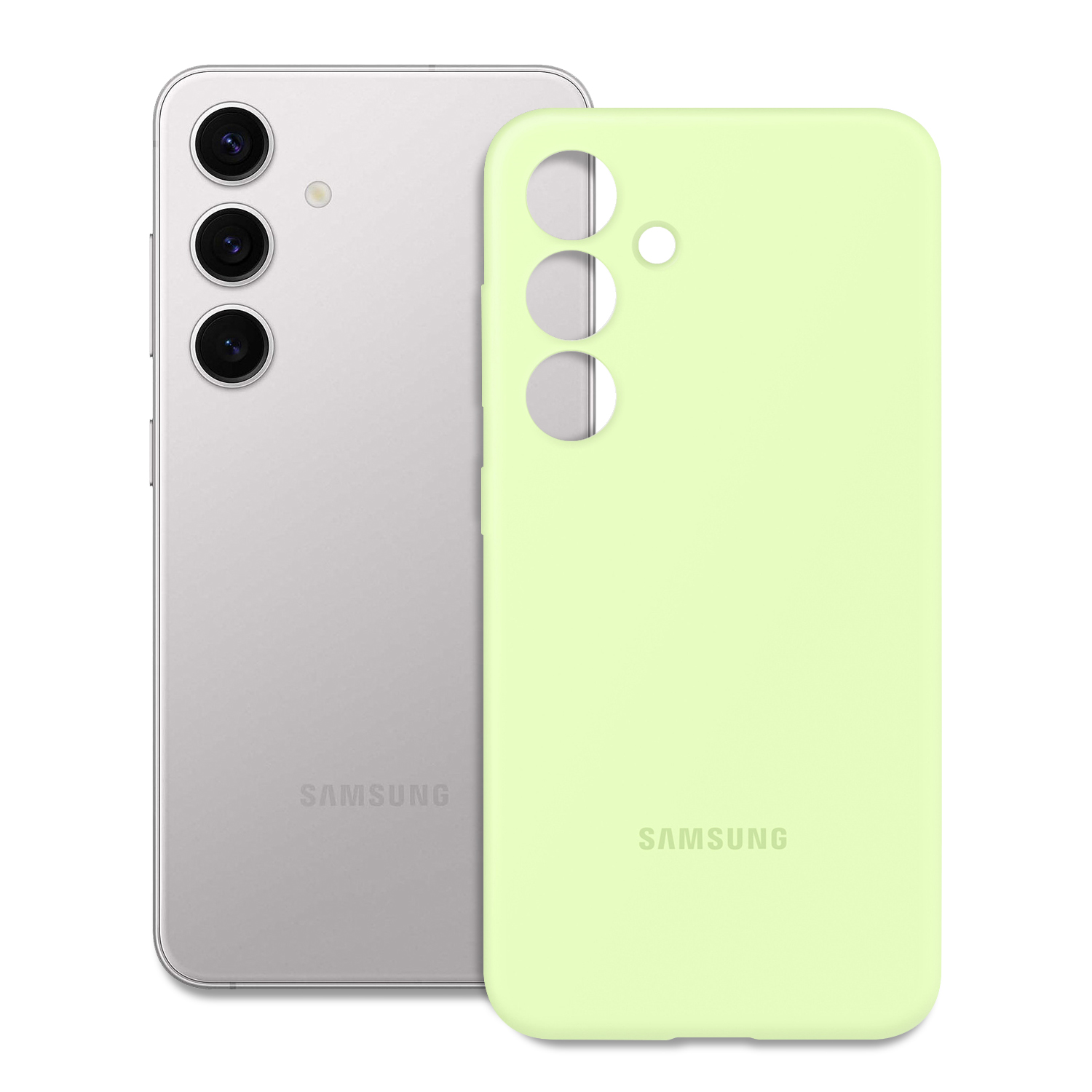 Samsung Galaxy S24 8GB 256GB 5G Gris más Case Verde