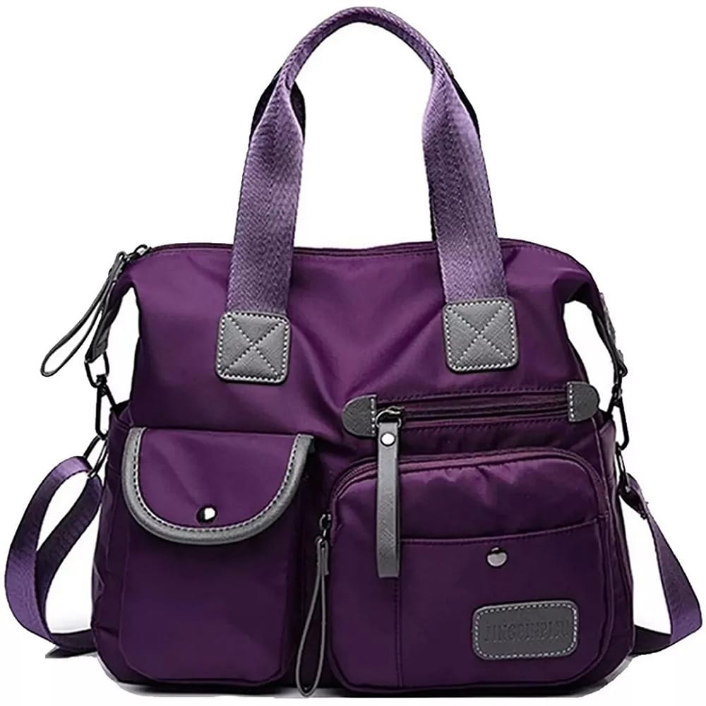 Bolsa Mujer Impermeable Viaje Nylon Tote Crossbody Bandolera