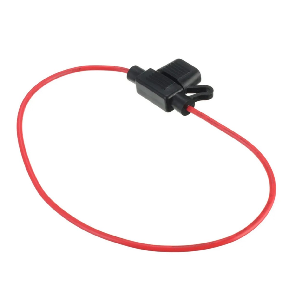 Portafusibles inserción automotriz impermeable 3,9cm 10A rojo pequeño moto autos energía fusible