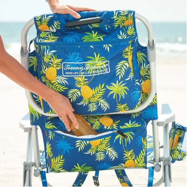 Silla De Playa Tommy Bahama 5 Posiciones Almohada Ajustable
