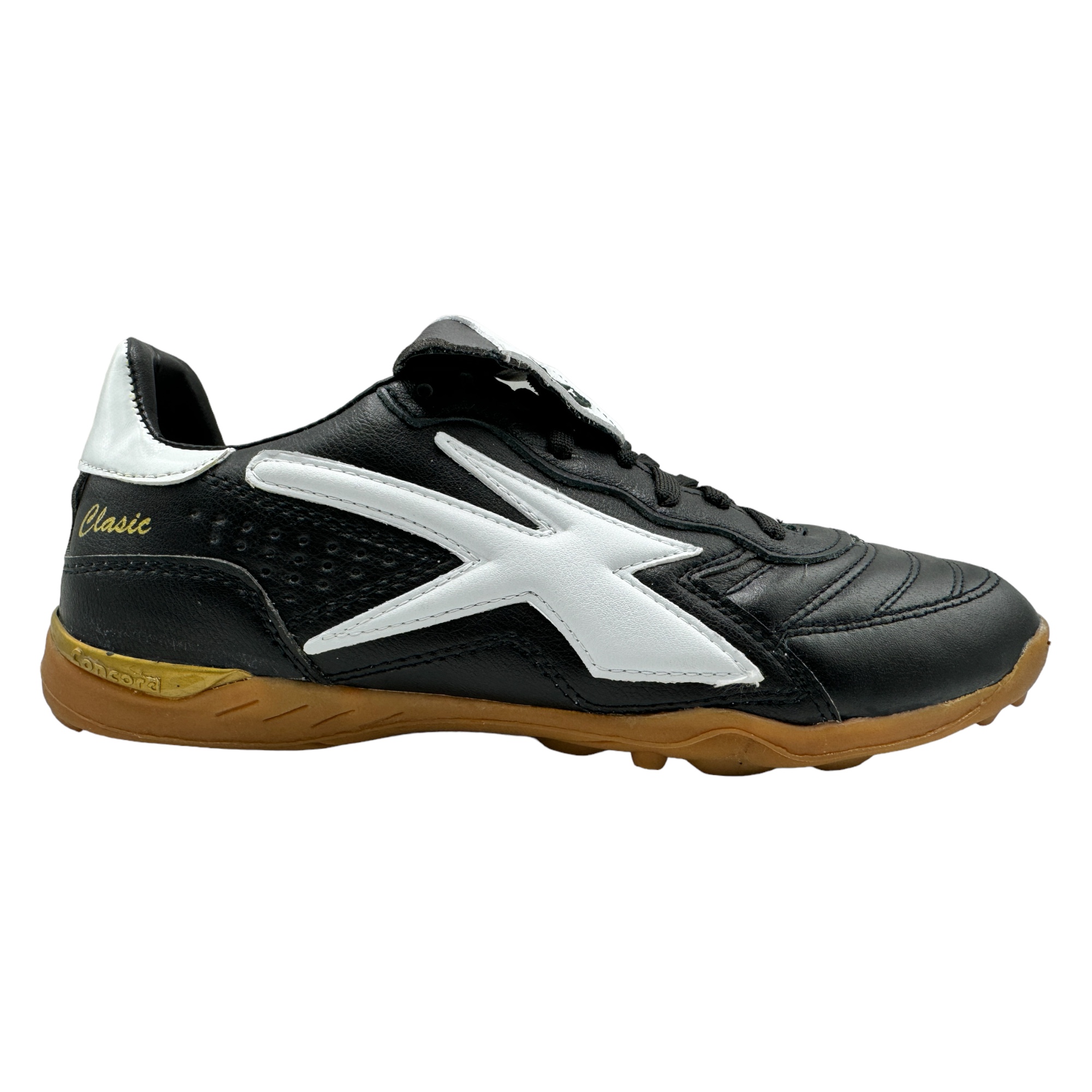Tenis Fútbol Multitaco Concord Negro Ámbar Piel S208qn.