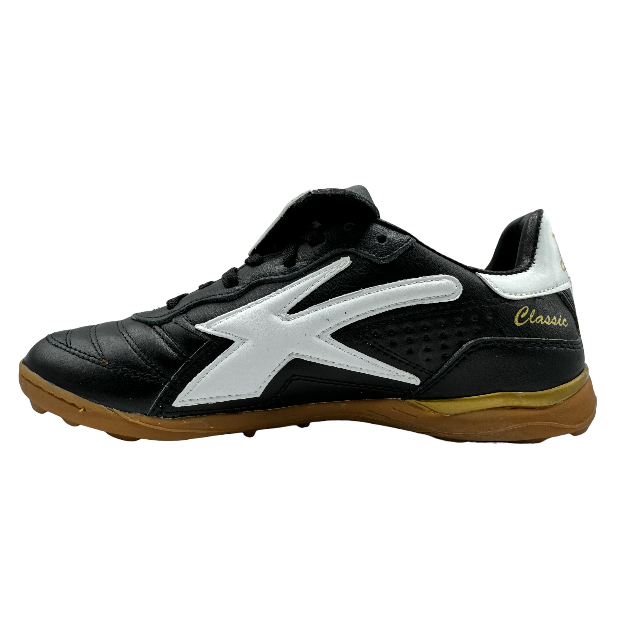 Tenis Fútbol Multitaco Concord Negro Ámbar Piel S208qn.