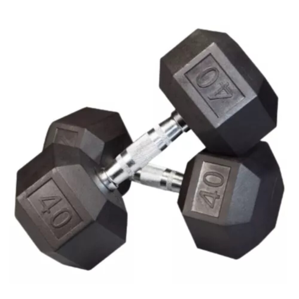 Mancuernas Hexagonales De 40 LBS