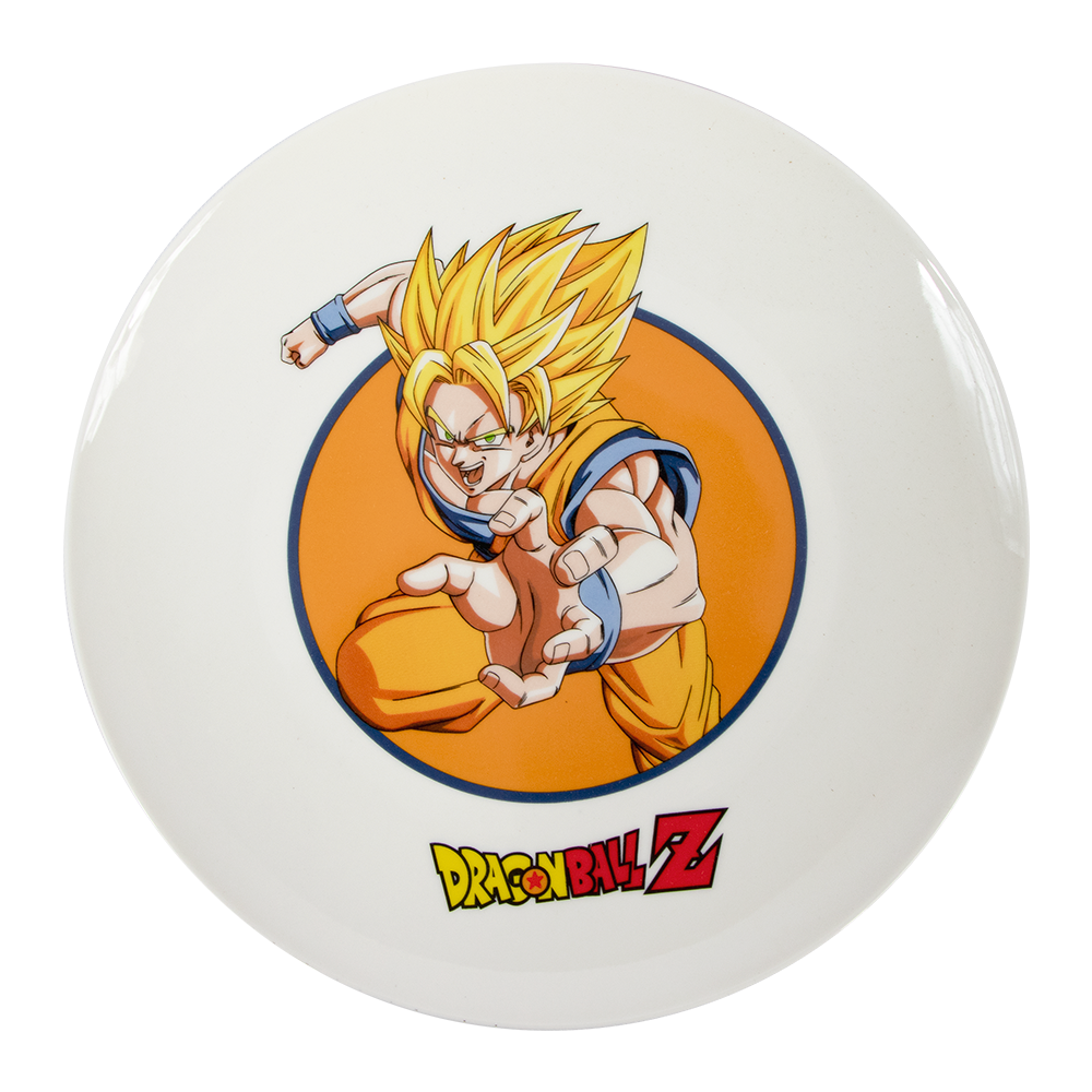 Vajilla de Ceramica Super Saiyajin Anime Dragon Ball 4 Bowls - 4 Tazas - 4 Platos.