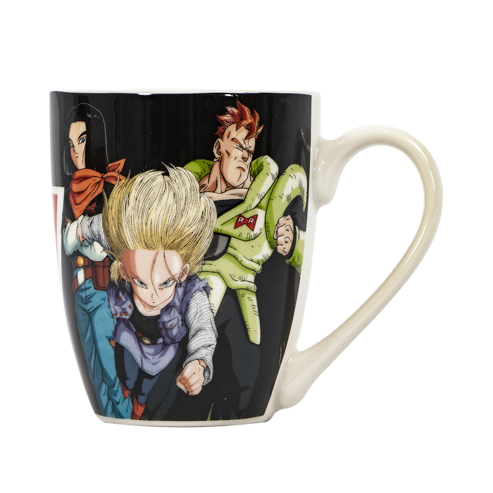 Vajilla de Ceramica Super Saiyajin Anime Dragon Ball 4 Bowls - 4 Tazas - 4 Platos.
