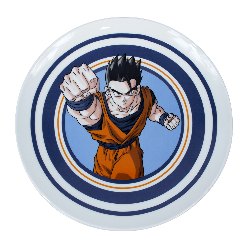 Vajilla de Ceramica Super Saiyajin Ii Anime Dragon Ball 4 Bowls - 4 Tazas - 4 Platos.