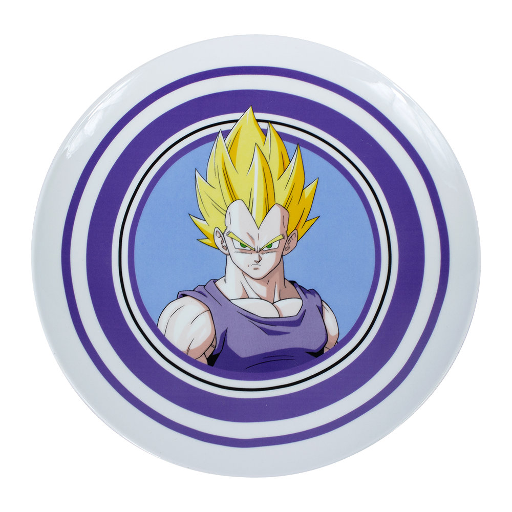 Vajilla de Ceramica Super Saiyajin Ii Anime Dragon Ball 4 Bowls - 4 Tazas - 4 Platos.