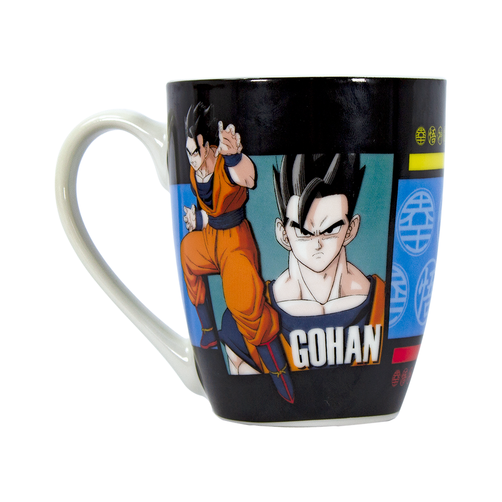 Vajilla de Ceramica Super Saiyajin Ii Anime Dragon Ball 4 Bowls - 4 Tazas - 4 Platos.